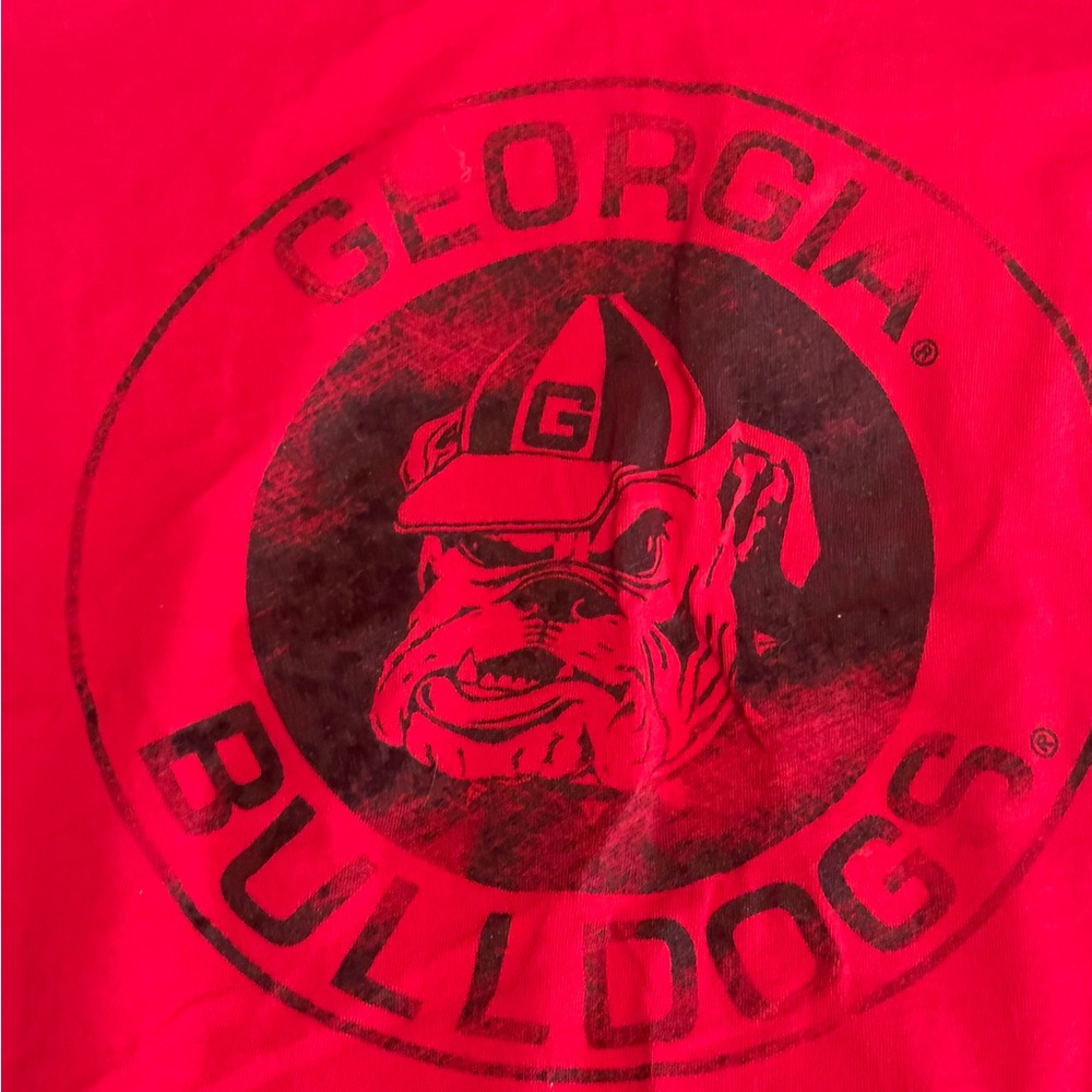 Georgia Bulldogs Red Graphic T-Shirt